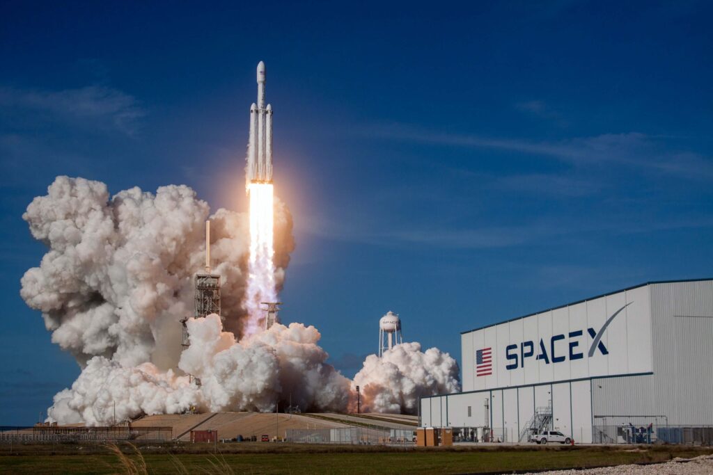 foguete da SpaceX nova corrida espacial